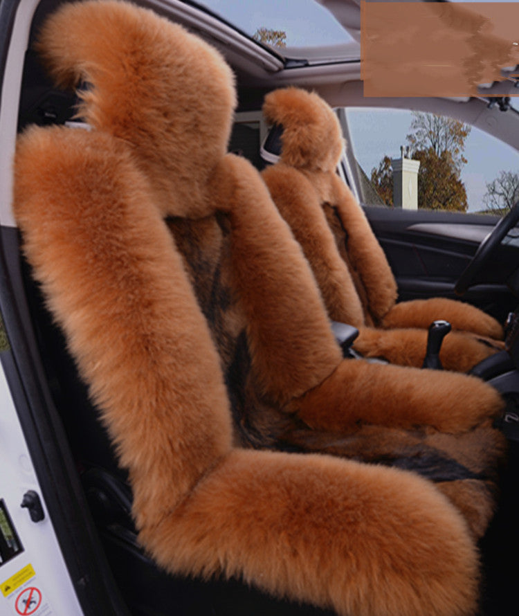 Fashion Personality Winter Wool Car Cushion