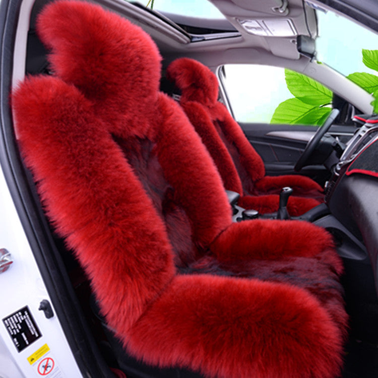 Fashion Personality Winter Wool Car Cushion