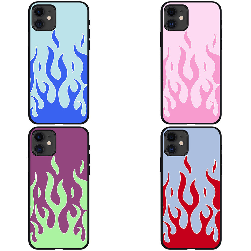 Compatible with Apple , Flame phone case