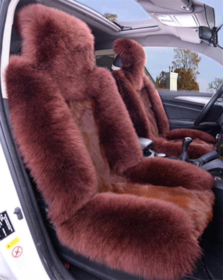 Fashion Personality Winter Wool Car Cushion