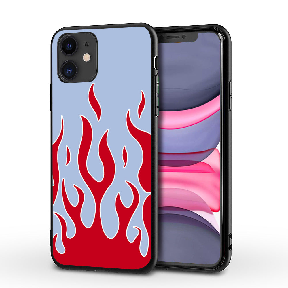 Compatible with Apple , Flame phone case
