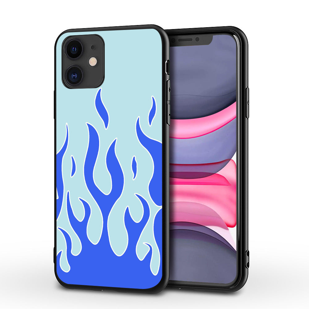 Compatible with Apple , Flame phone case