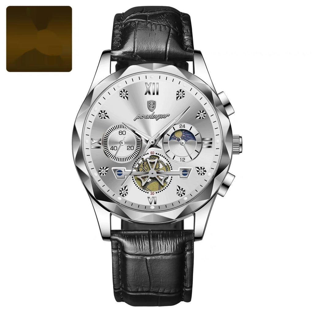 Mens Waterproof Luminous Multifunctional Fashion Watch