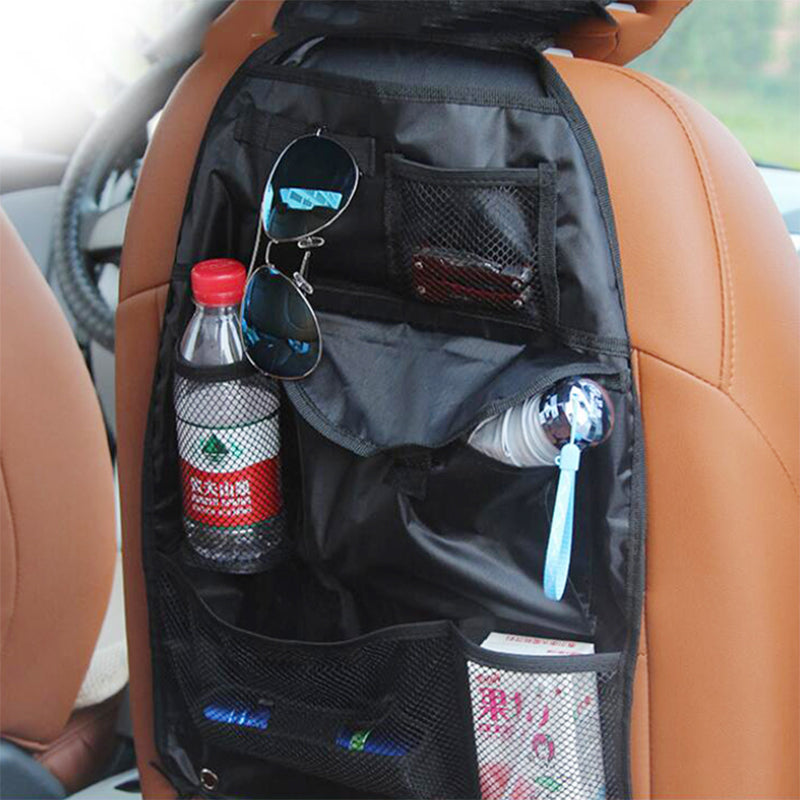 Car rear seat storage bag