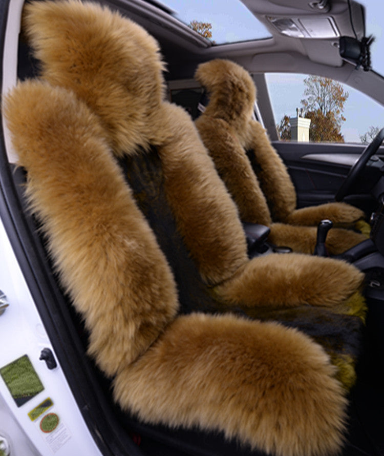 Fashion Personality Winter Wool Car Cushion
