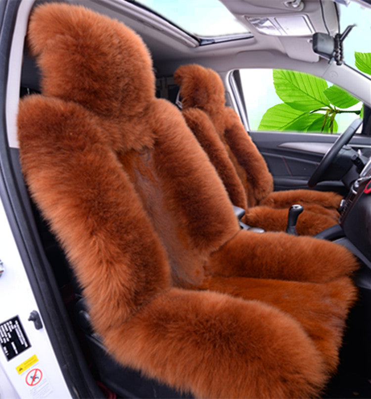 Fashion Personality Winter Wool Car Cushion