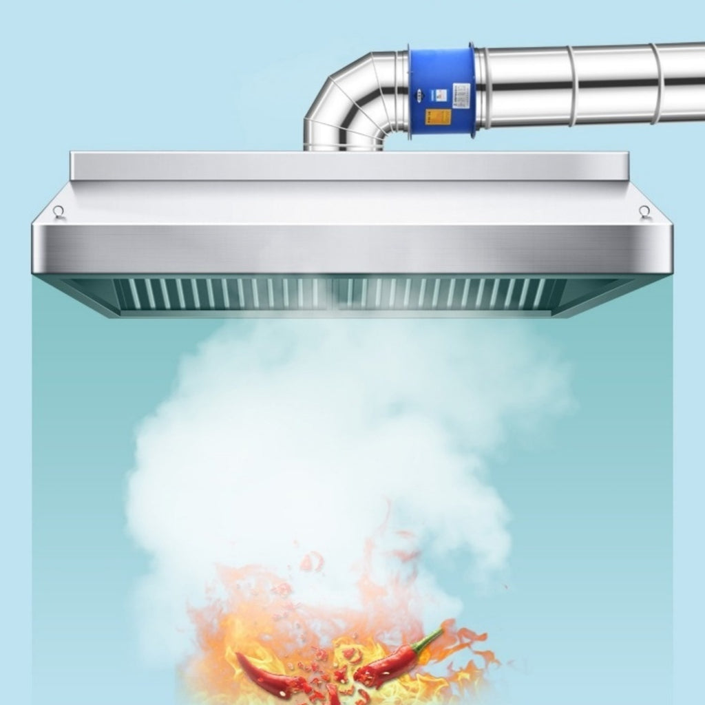 Thickened Stainless Steel Exhaust Hood Commercial Kitchen Restaurant Canteen