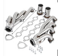 VEVOR Exhaust Header Set 1 Exhaust Turbo Headers, Stainless Steel Exhaust Manifold Headers, Shorty Engine Conversion LS Swap Exhaust Headers For Chevy LS1 LS2 LS3 LS6 LS10 SUV Truck Car