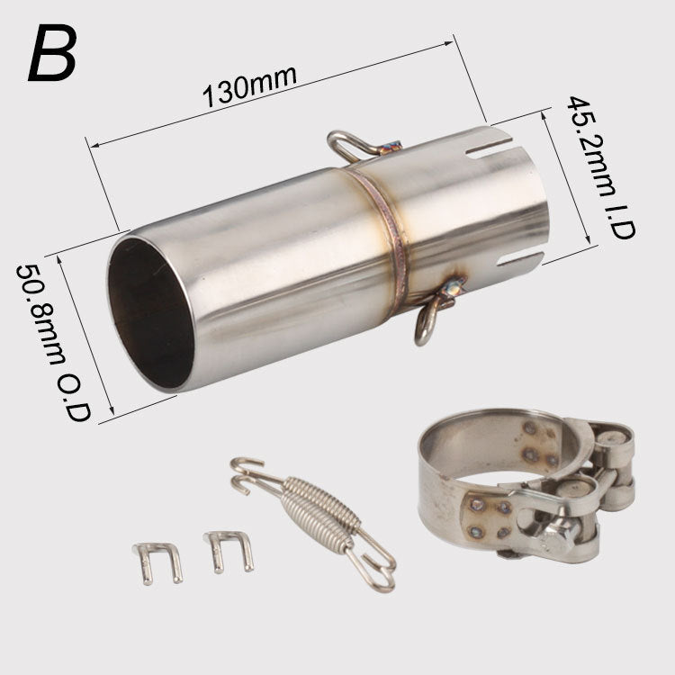 The Exhaust Pipe Goes To The Middle Section Of The Back Pressure Package R6