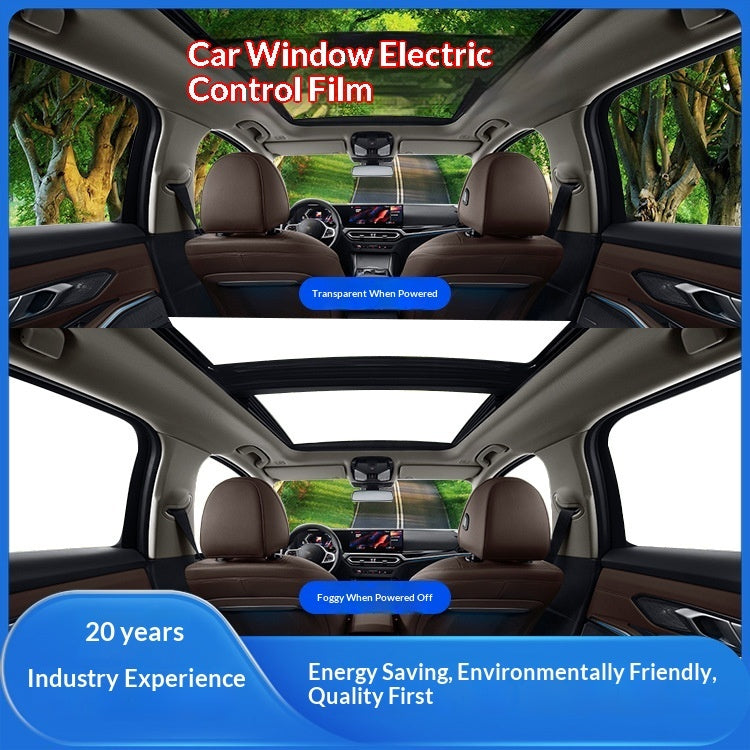 Transparent Electrically Controlled Atomized Glass Film