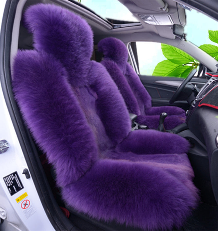 Fashion Personality Winter Wool Car Cushion