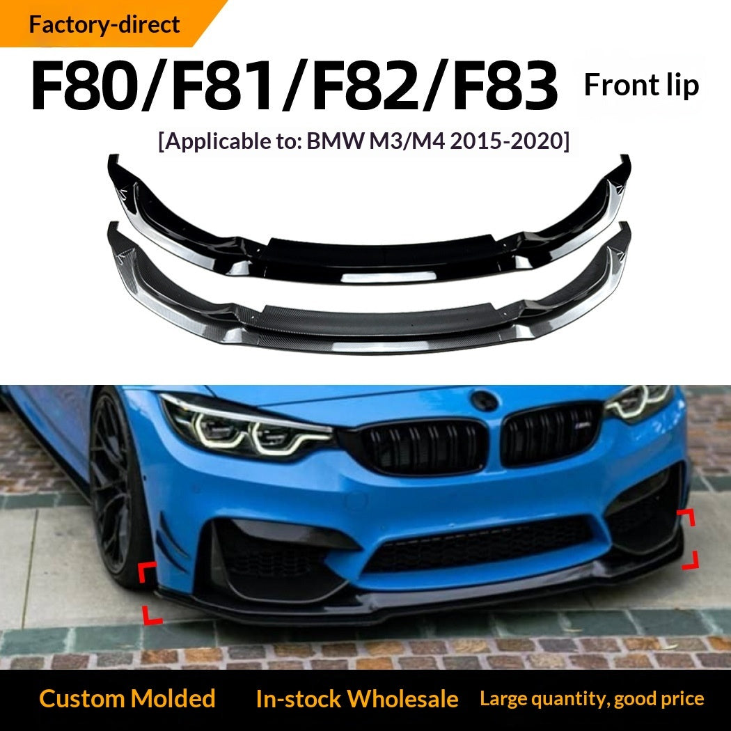 Front Lip Spoiler Modification For BMW 3 Series 4 Series BMW M3 F80F81 M4 F82F83