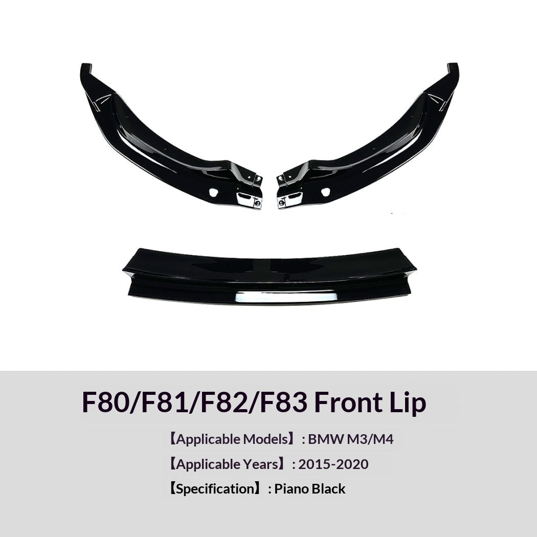 Front Lip Spoiler Modification For BMW 3 Series 4 Series BMW M3 F80F81 M4 F82F83